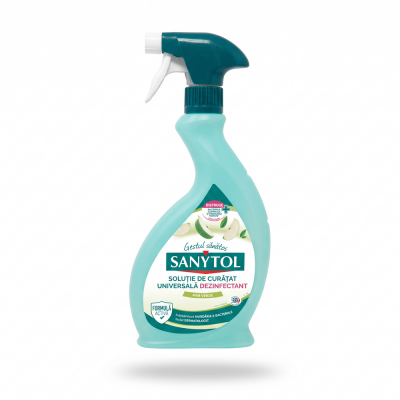 Solutie universala de curatat cu dezinfectant mar verde 500 ml Sanytol